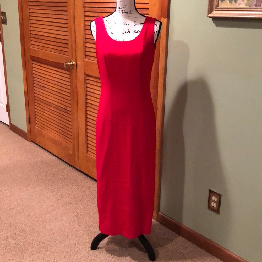 The Limited size 6 red midi dress